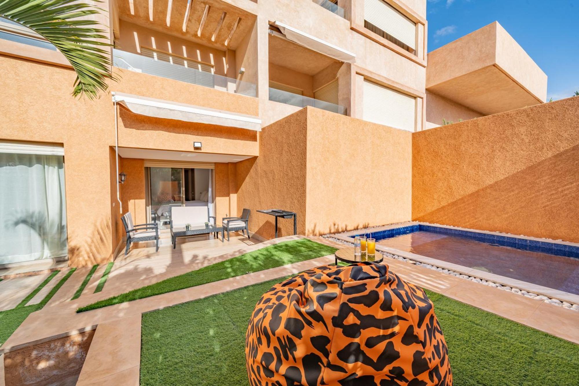 Your Haven Of Peace With Private Jacuzzi Appartement Marrakesh